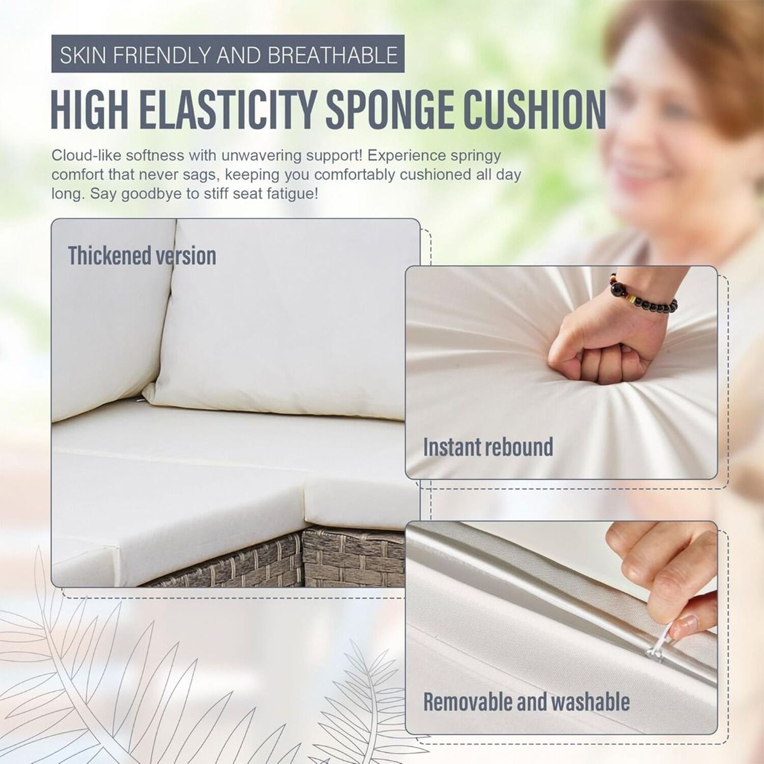 Oseasons Acorn Alt Rattan 6 Seat Corner Sofa Set - Dove Grey