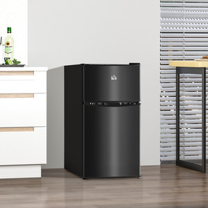 HOMCOM 88L Fridge Freezer with 5Setting Thermostat Inner Light