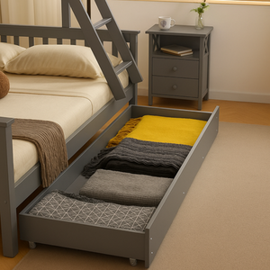 Max Large Wooden under bed Storage Drawer