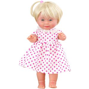 Blonde Baby Girl Doll with Down Syndrome Features