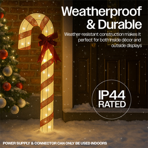 150x44x8cm 80ww Led Fabric Candy Cane 5m Cable