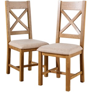 Beige Pair of Copenhagen Smoked Oak Dining Chairs Beige Wool Seat Solid Oak Legs shot 11220295