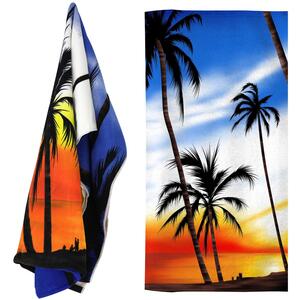 Sunrise Design Microfibre Beach Towel Quick Drying Lightweight Sand Free