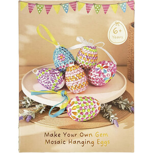 Make Your Own Gem Mosaic Hanging Eggs Kit
