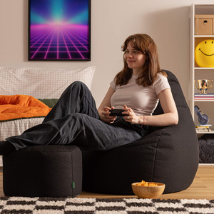 Icon Gaming Performance Mesh Recliner  Footstool