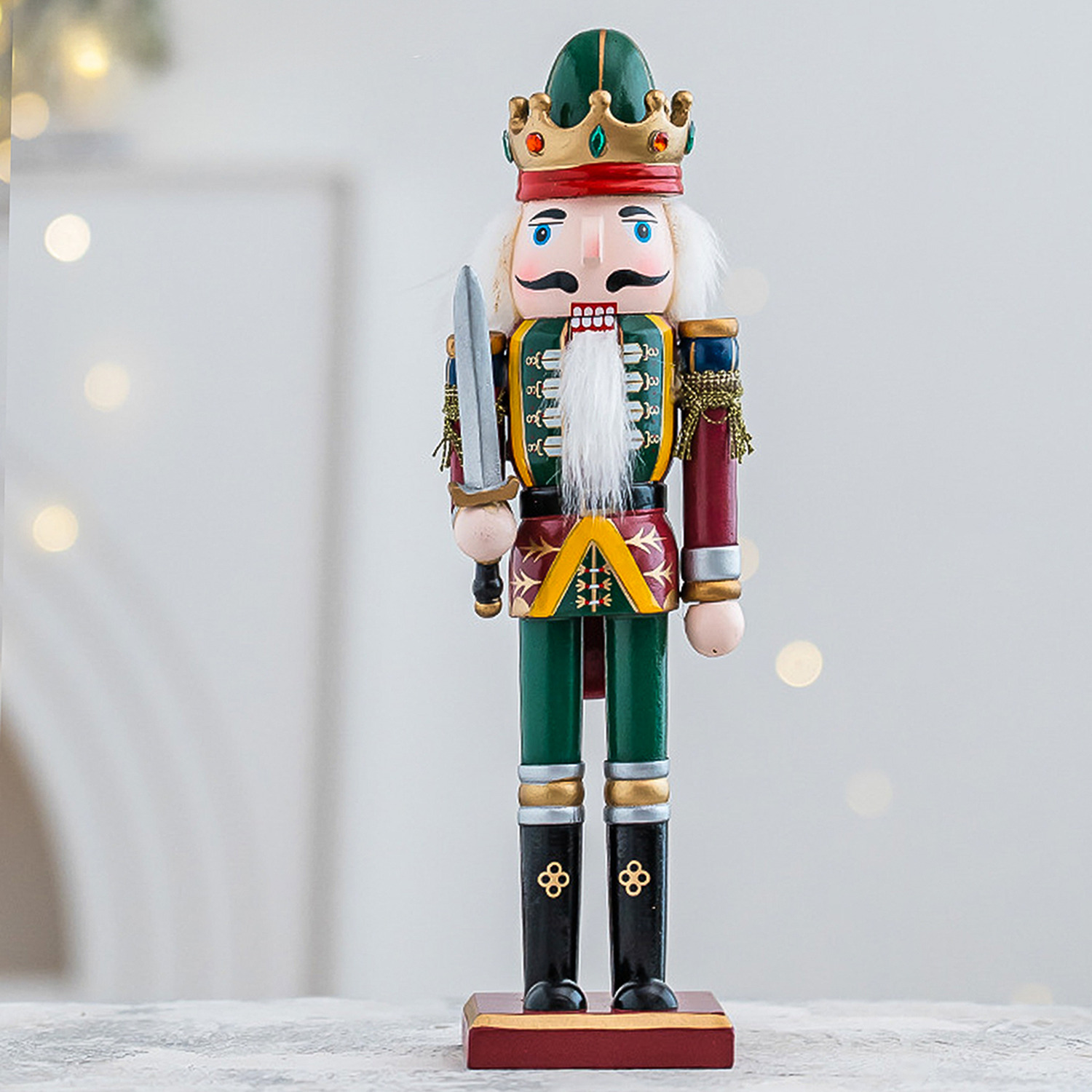Lifeideas Christmas Nutcracker Sword Soldier Figurine - Muti-color