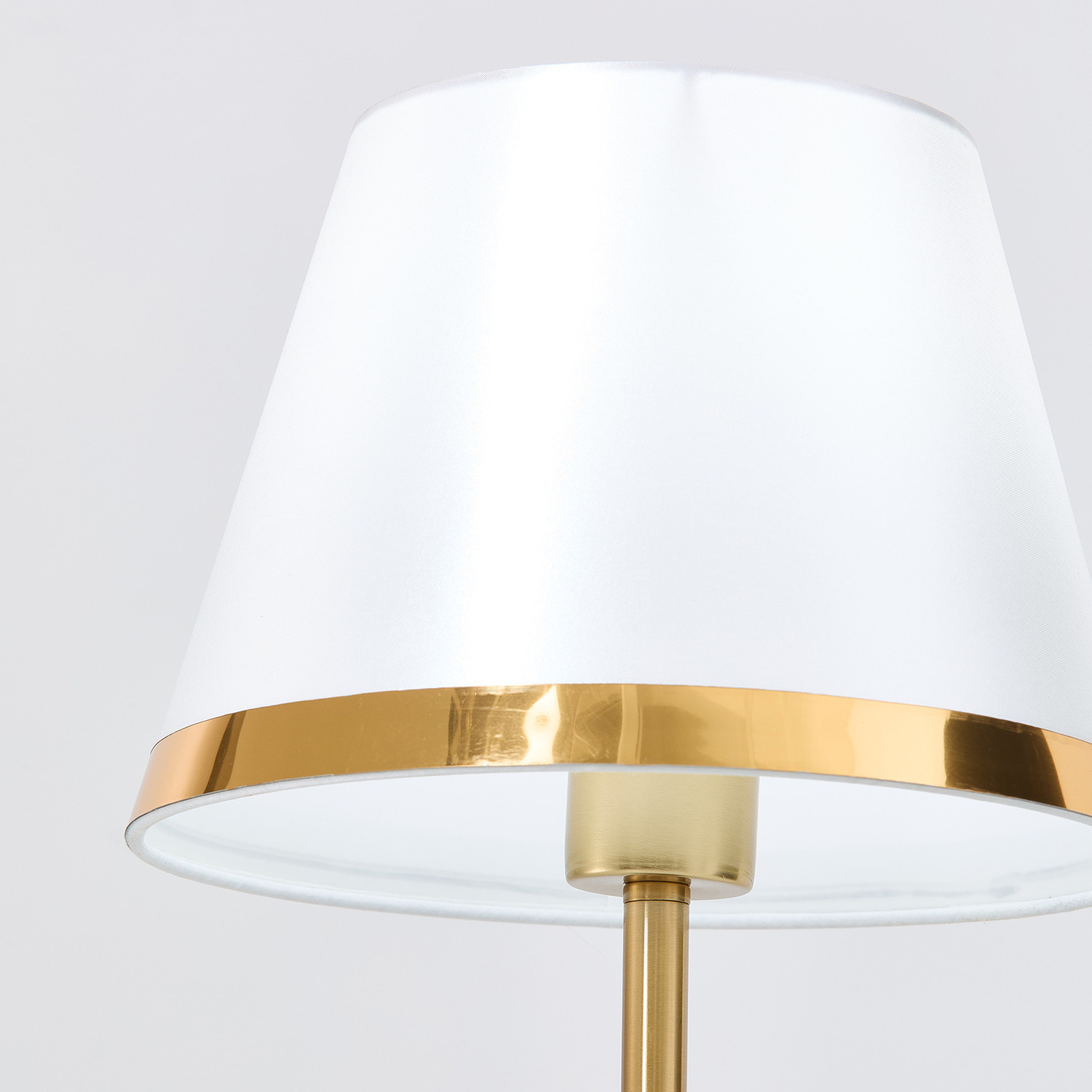 7w Modern Elegant Table Lamp - Black White Gold