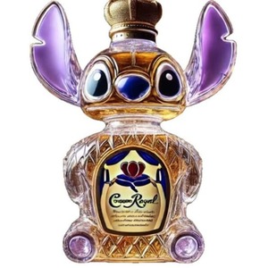 Stitch Art Whiskey Bottle