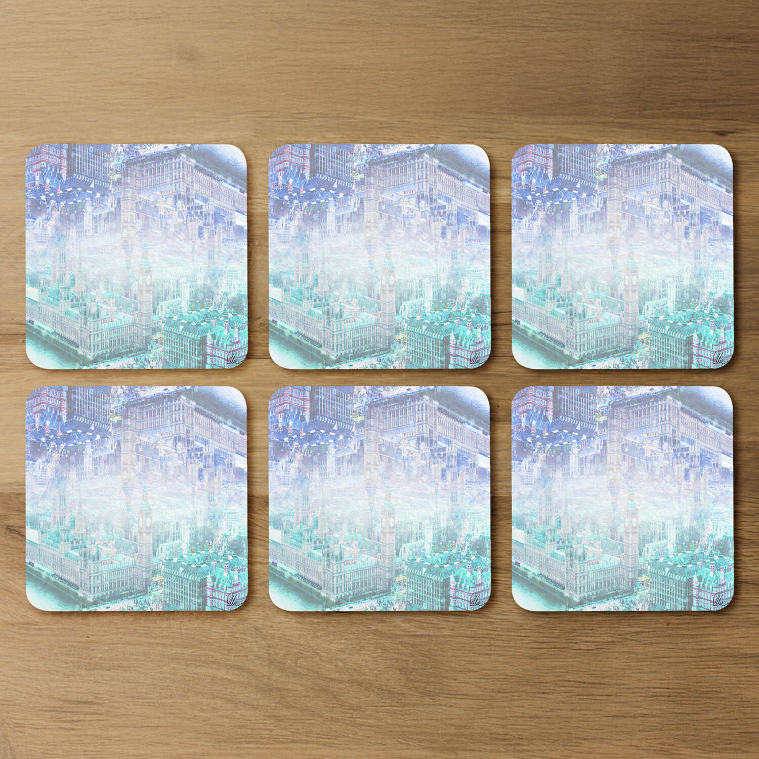 Inception London Coaster - Blue