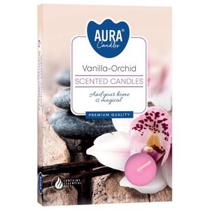 Set of 6 Scentedights Vanilla  Orchid