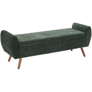 Chenille Upholstered Storage Bench Stylish and Functional