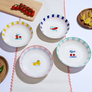 Set of 4 Alfresco Pasta Bowls