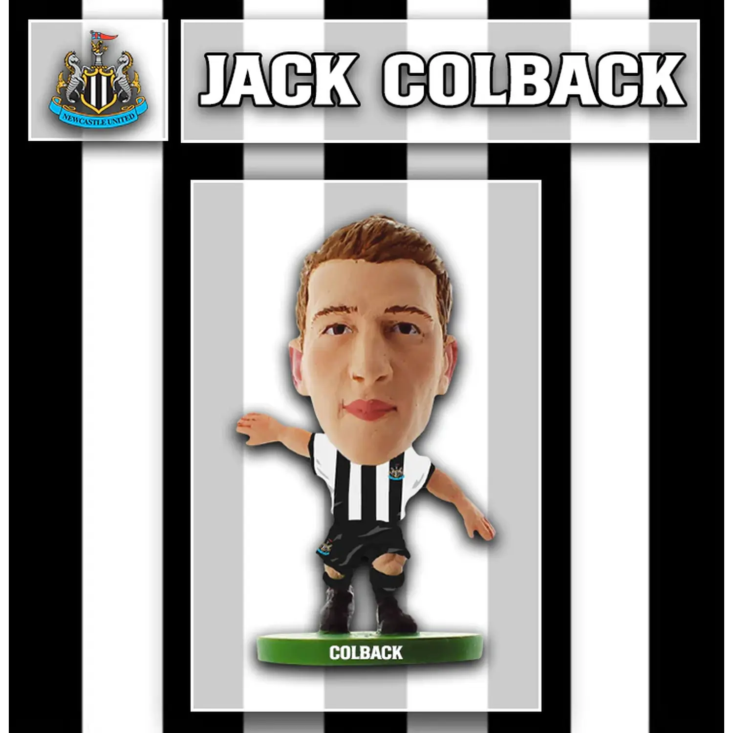 SoccerStarz Newcastle Jack Colback-HomeKit 2015 version 5cm Figure - White