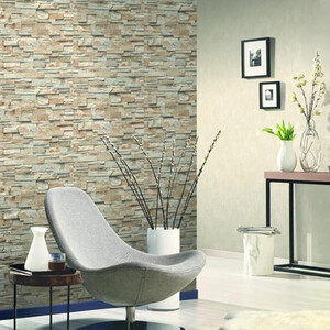 Split Face Tile Effect Wallpaper