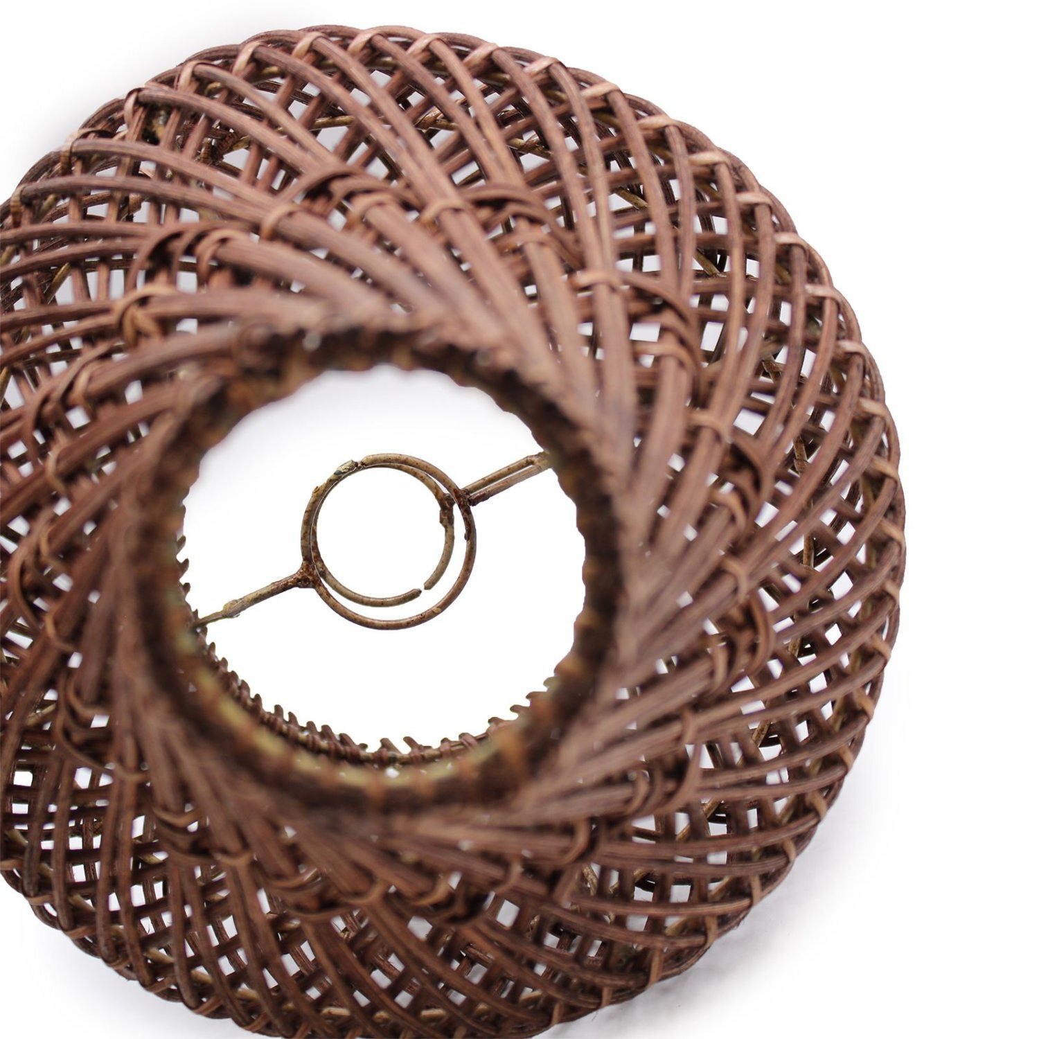 Image of Natural Rattan Table Lamp Dark Brown,&hellip;