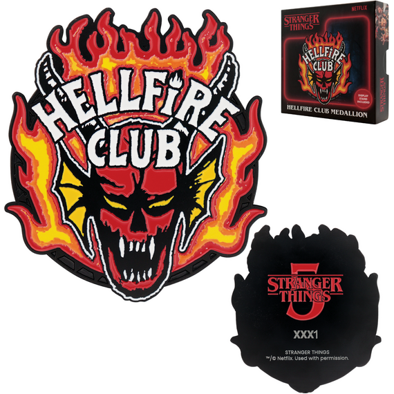 Stranger Things Limited Edition Hellfire Club Medallion