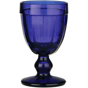 Vidrio Blue Glass Coloured Sundae Goblet