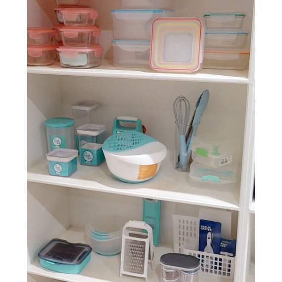 Grub Tub Clear Three Section Storage Container 2250ml
