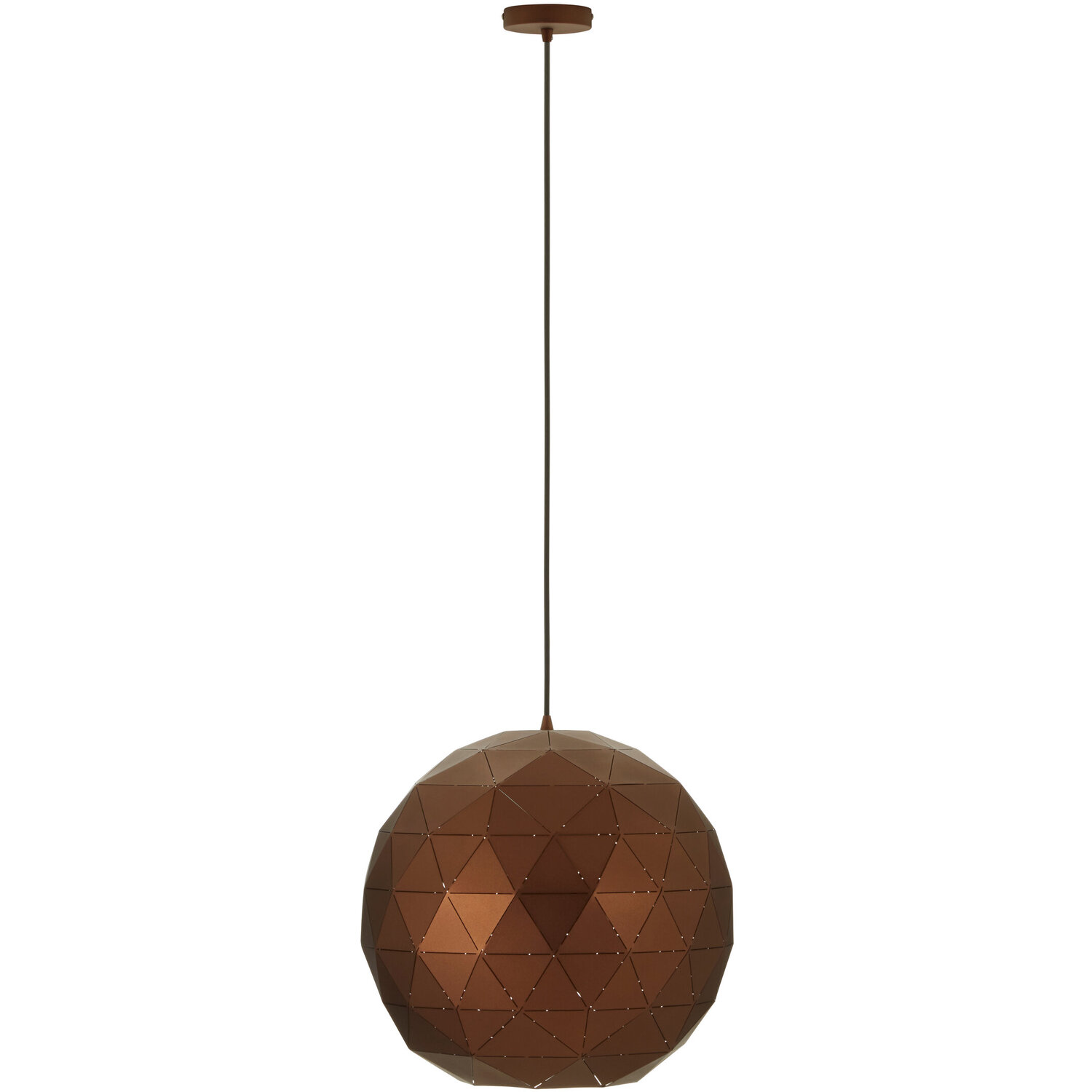 Mateo Medium Coffee Finish Pendant Light - Brown