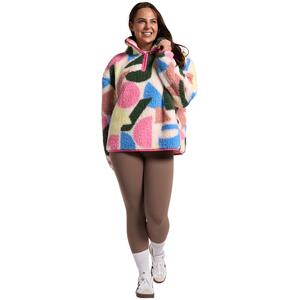 OHS Teddy Geometric Print Half Zip Fleece