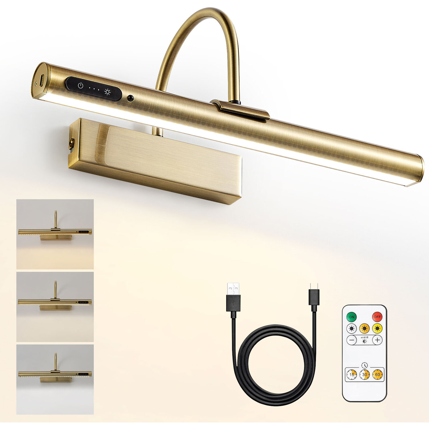 Image of Picture Light - Antique Brass