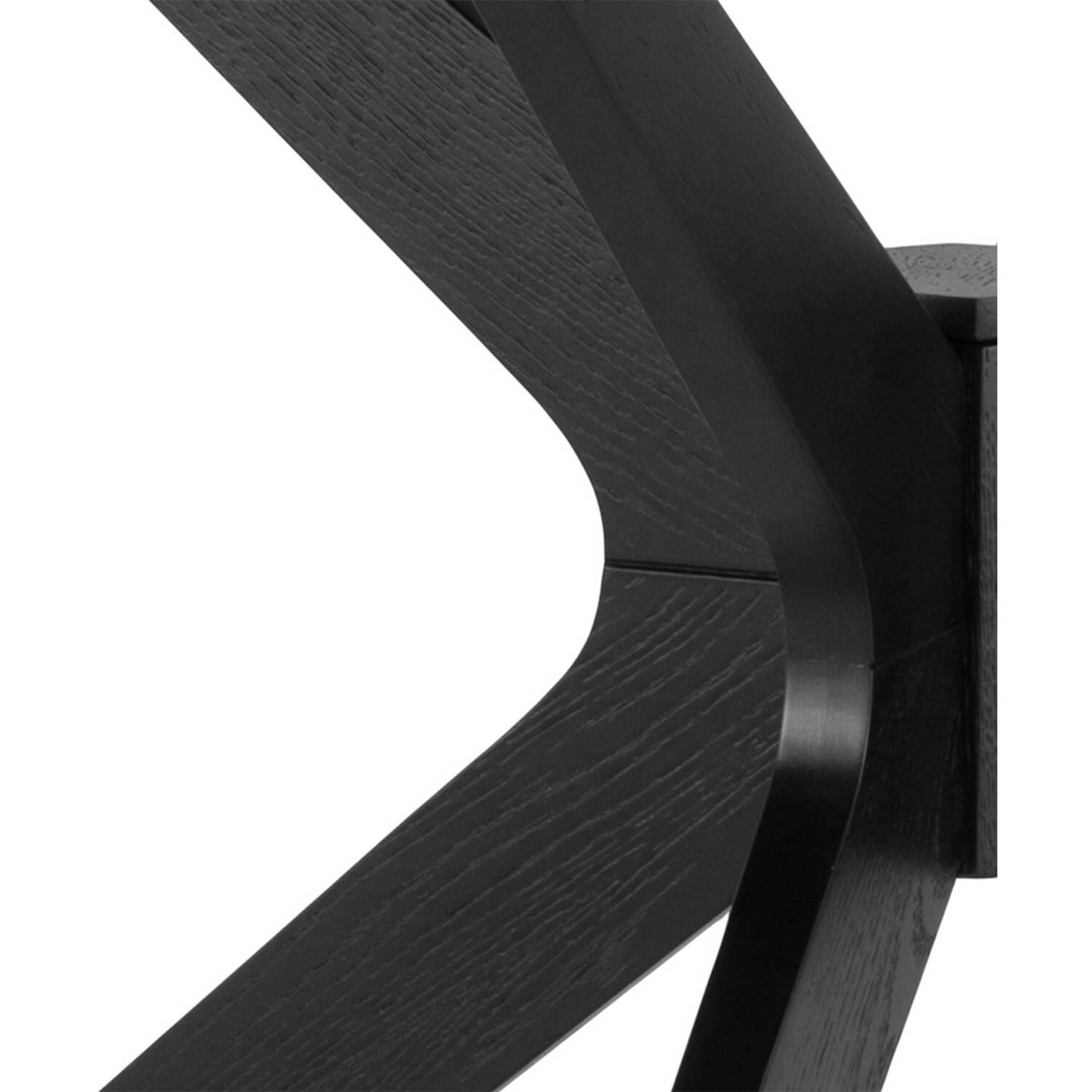 Brovst Round Dining Table Lacquered - Black