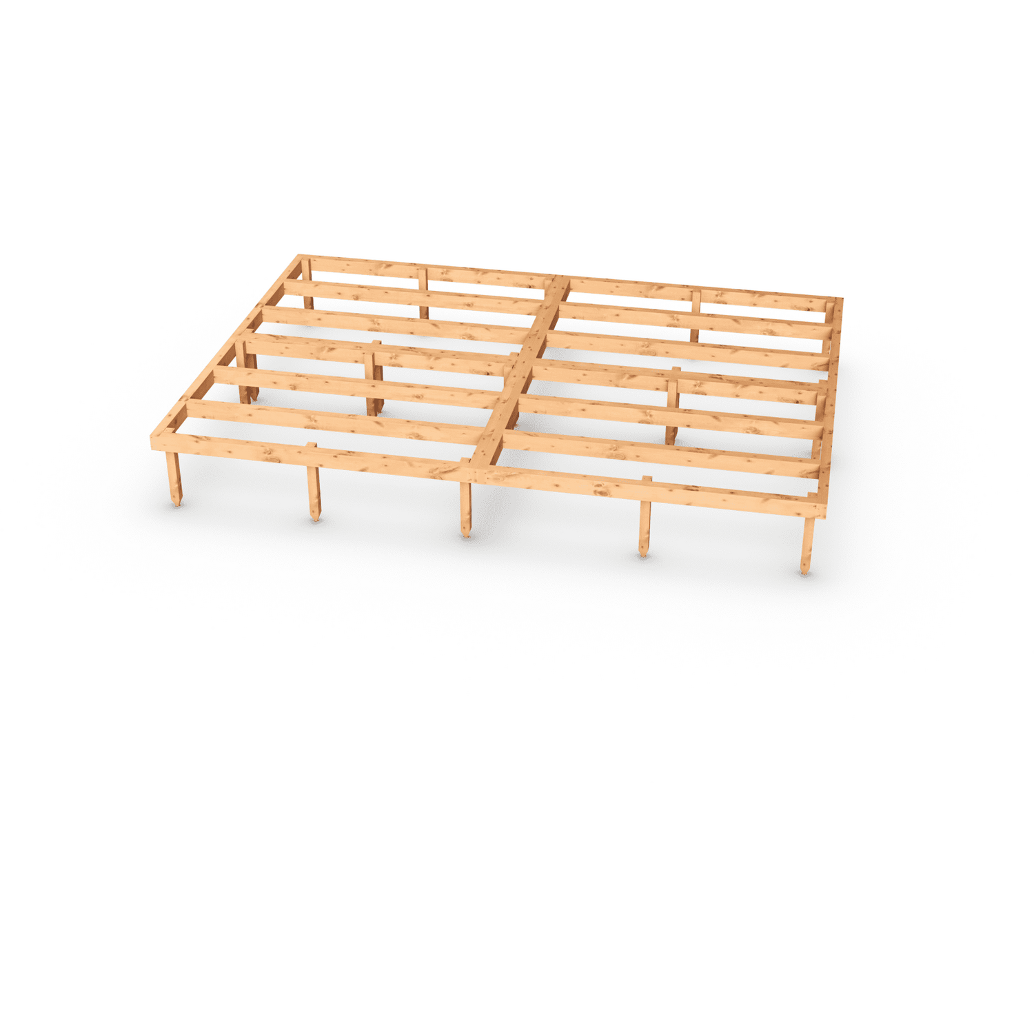 Empire Sheds 10X8 Empire Timber Shed Base - Green