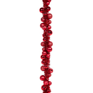 Tinsel LED Bauble Garland