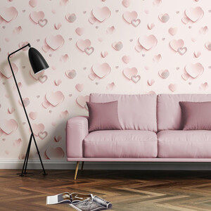 Glitter Gallery Hearts Wallpaper