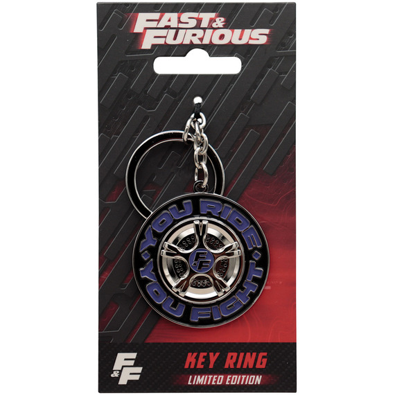 Fast and Furious You Ride You Fight Keyring