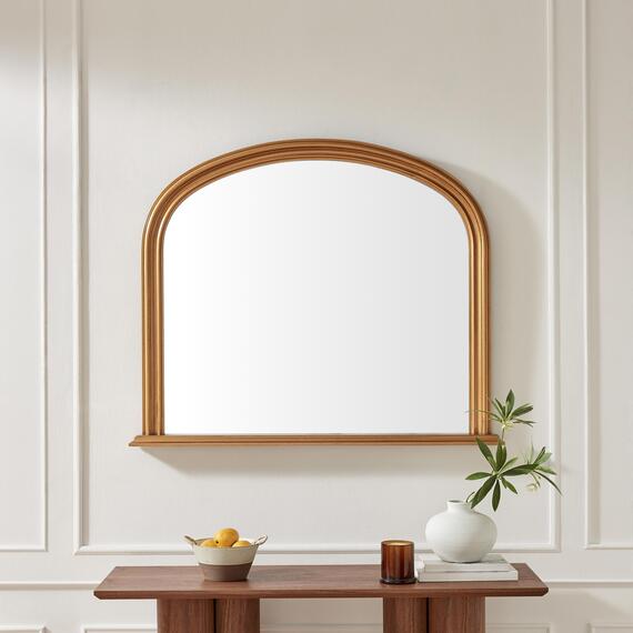 Cecily Wood Large 110x90 Overmantle Arch Mirror