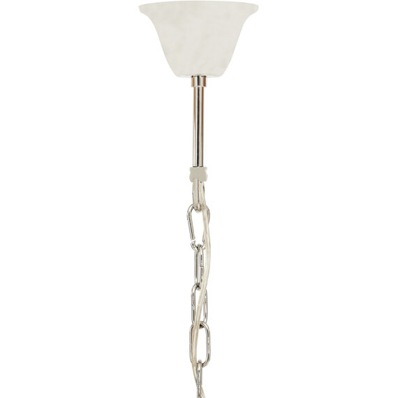 Karlo Chrome Finish and Smoked Glass Starburst Pendant Light