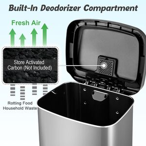 Rectangular Trash Garbage Can