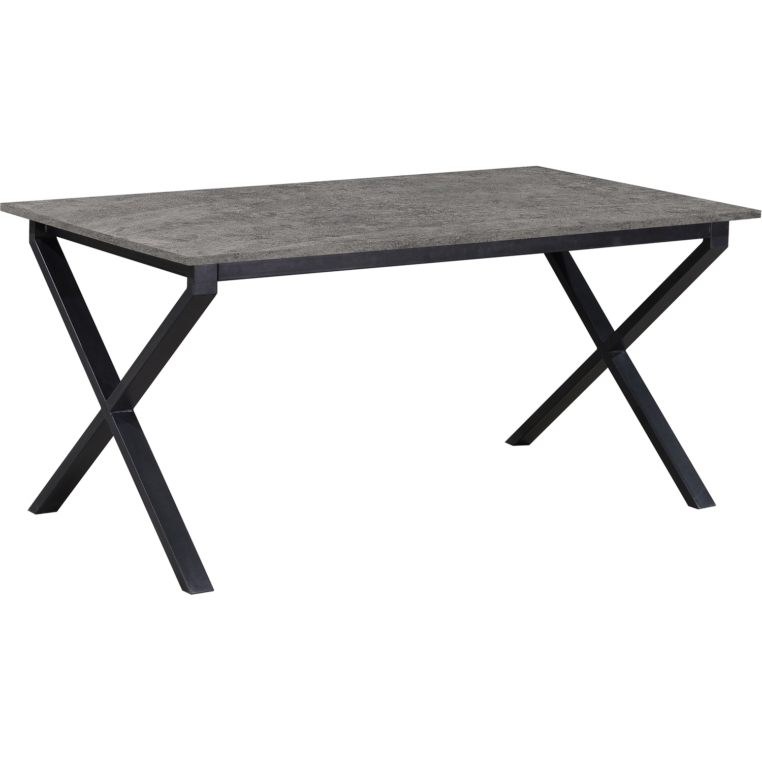 Dorel Ipswich Dining Table 160X90 Concrete - Concrete - Image 2