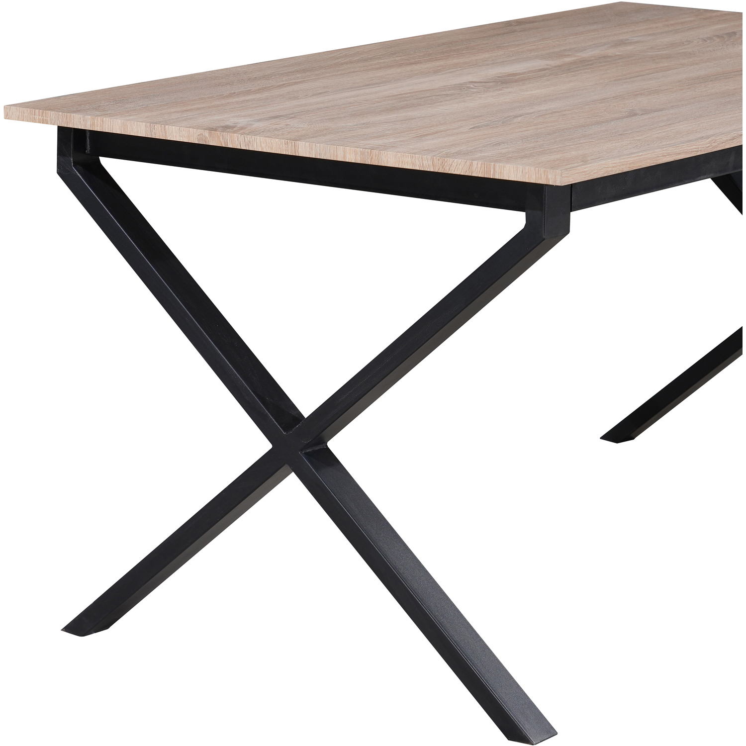 Ipswich Dining Table 160x90 Oakblack - Black Oak