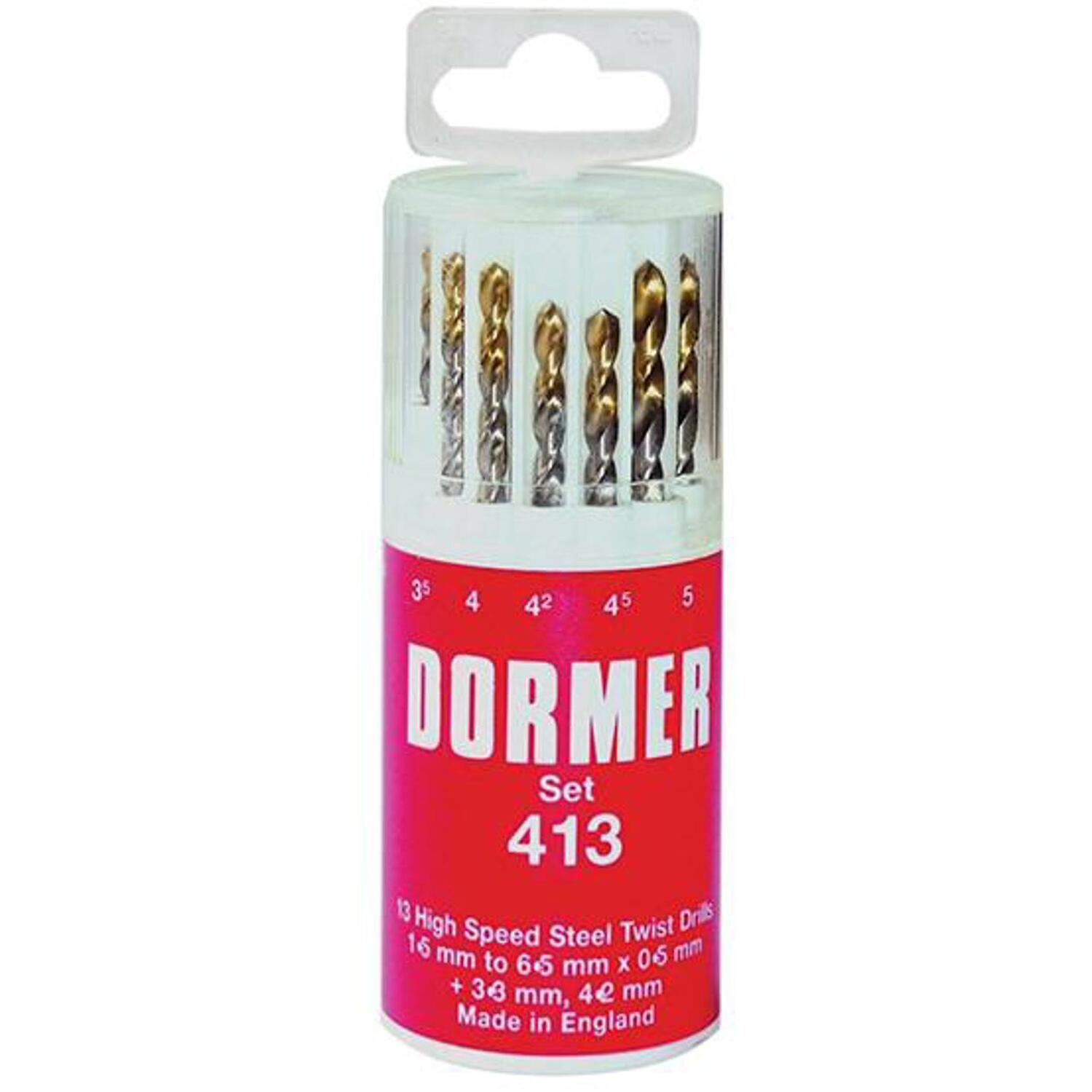 Dormer A094 No.419 HSS TiN Coated Drill 19 Piece Set 1.00mm-10.00mm x 0.5mm - Image 9