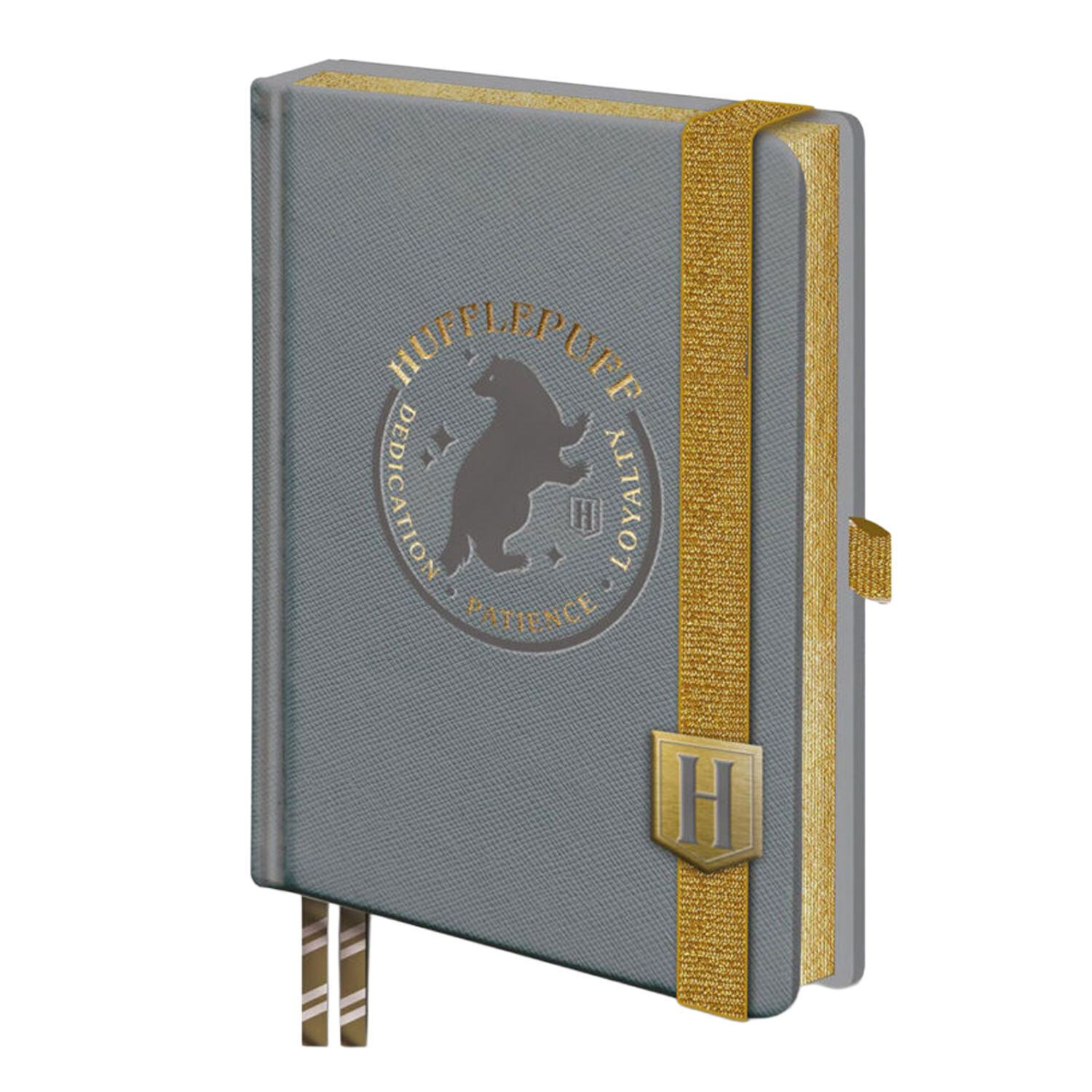 Harry Potter Premium Hufflepuff A5 Notebook - Grey