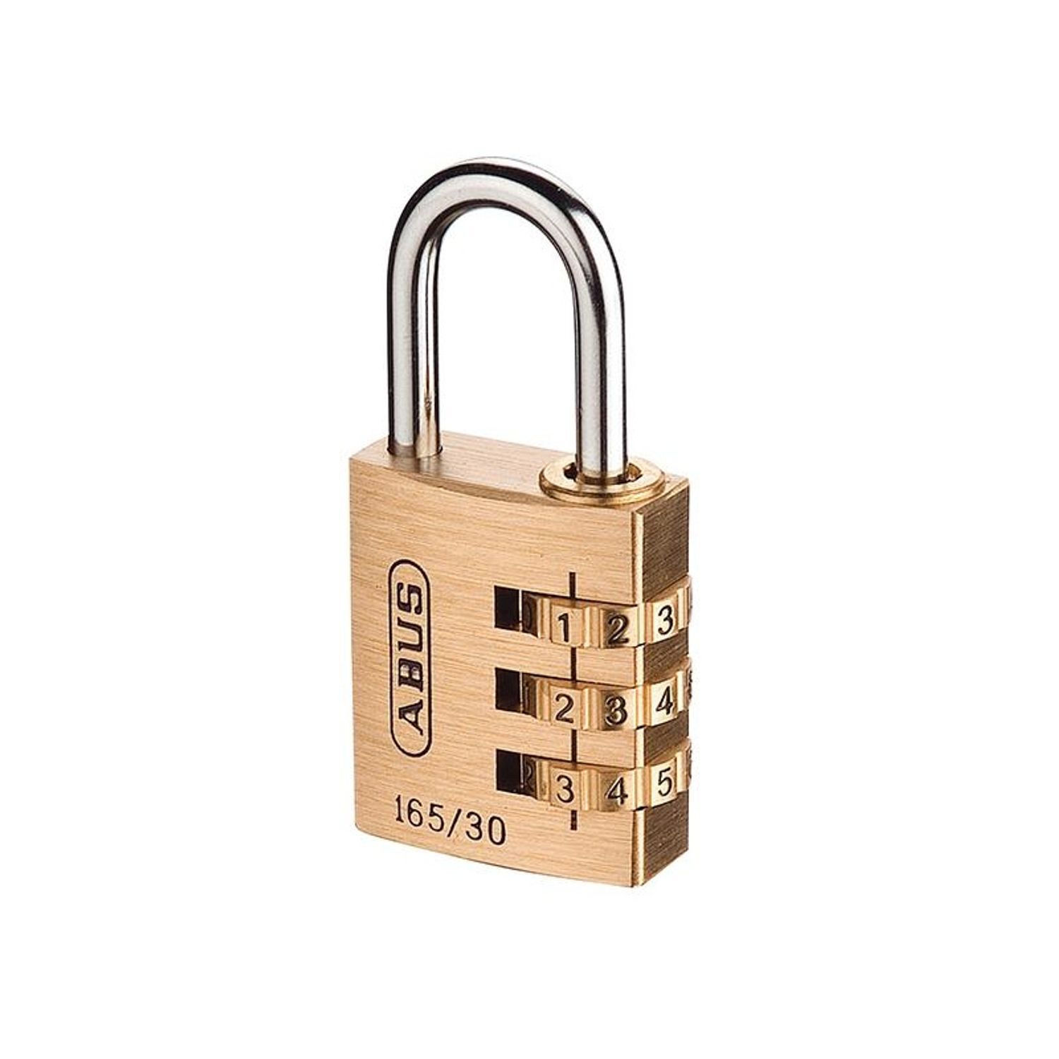 Abus Mechanical 165 Series Combination Padlock - Multi Colour