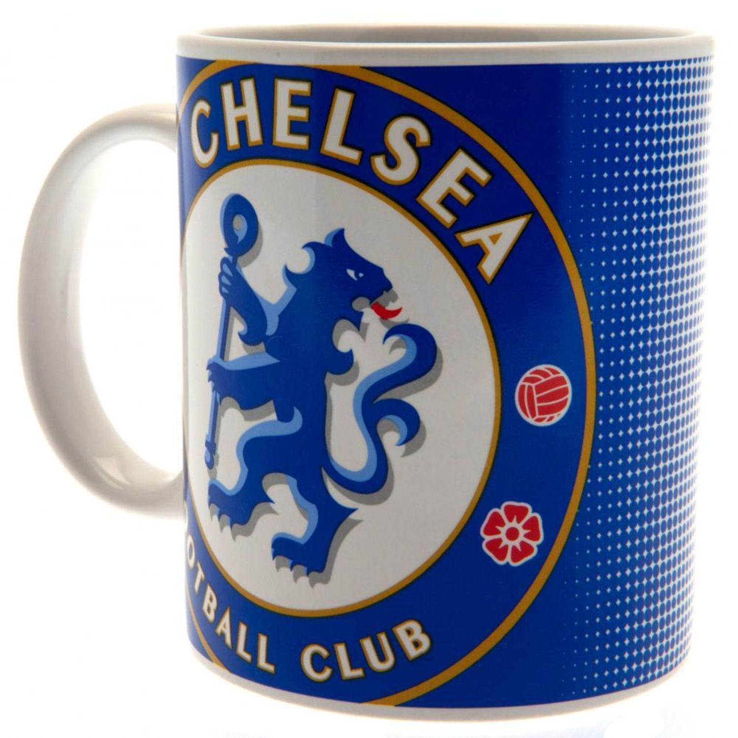 Chelsea Fc Large Crest Mug - Blue/White