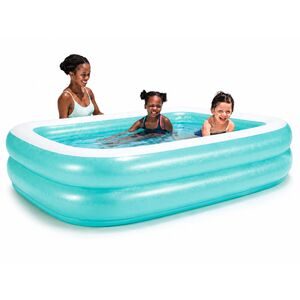 Bestway Rectangular Inflatable Family Pool, Kids Paddling Pool