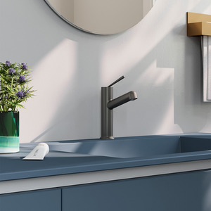 Darphe Mono Basin Mixer Tap with High Cylindrical Body