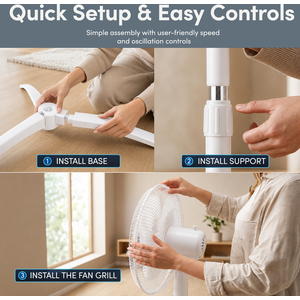 16 Inch Pedestal Cooling Fan