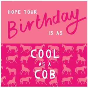 Gubblecote Cool As A Cob Greetings Card