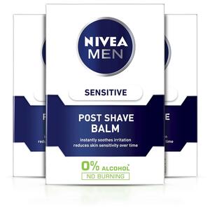 Nivea Sensitive Post Shave Balm 100ml - Pack of 3