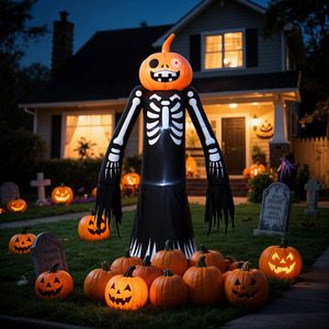 9FT Giant Halloween Inflatable Decoration with LED Lights