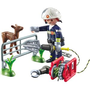 Firefighter Animal Rescue