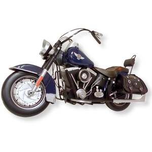 Vintage Harley-Style Motorcycle Model  38 cm