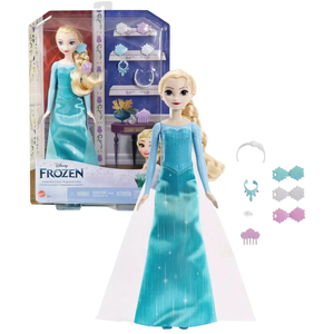 Disney Frozen Getting Ready Elsa Fashion Doll and Accessories