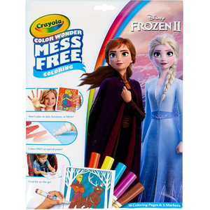 Crayola Color Wonder Mess Free Frozen 2 Colouring Pages and Markers