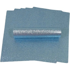 10 Sheets of A4 Pale Blue Soft Touch Glitter Paper